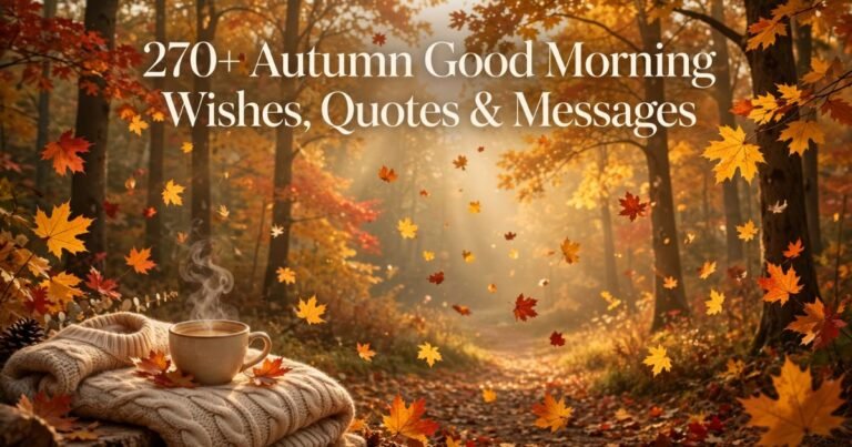 Autumn Good Morning Wishes