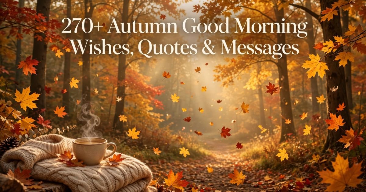 Autumn Good Morning Wishes