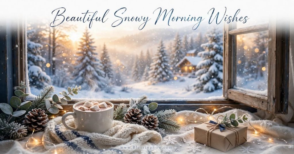 Beautiful Snowy Morning Wishes