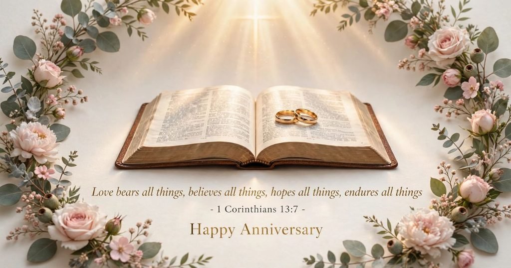 Bible Verse–Inspired Anniversary Blessings