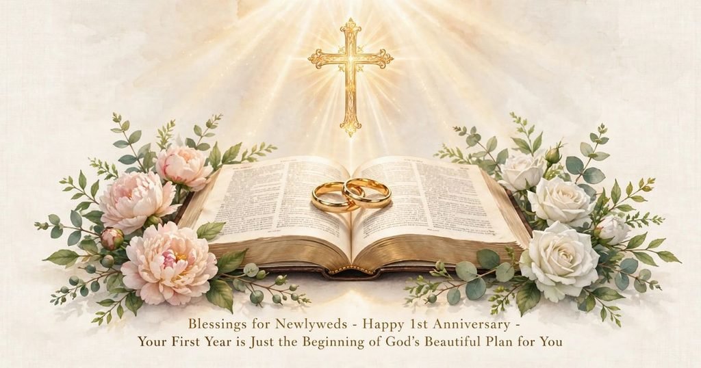 Blessings for Newlyweds Celebrating a First Anniversary