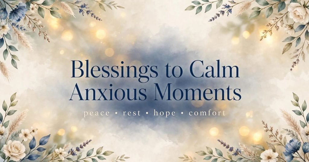 Blessings to Calm Anxious Moments