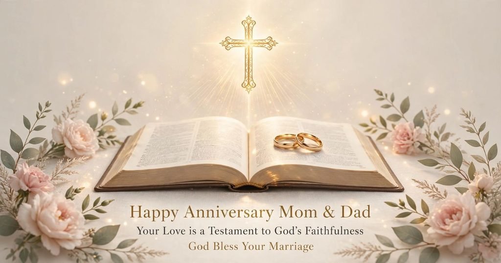 Christian Anniversary Blessings for Parents