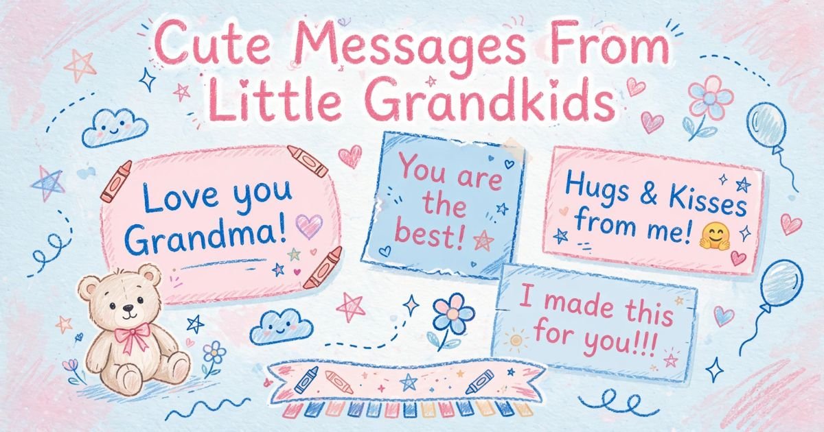 Cute Messages From Little Grandkids