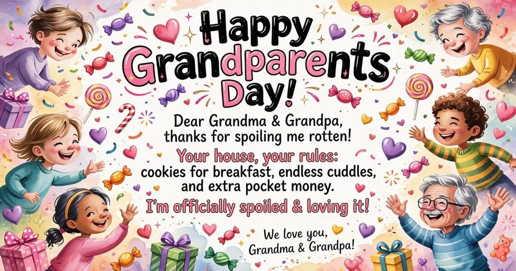 Funny Grandparents Day Quotes About Being Spoiled