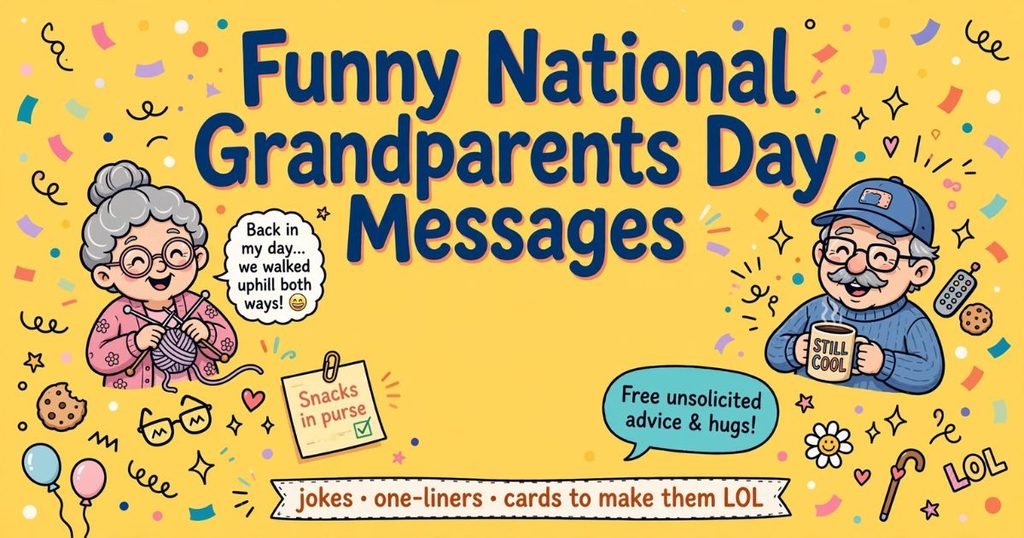Funny National Grandparents Day Messages