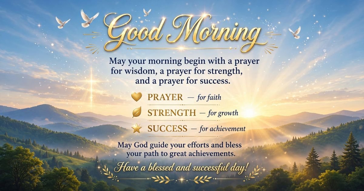 Good Morning Prayers for Success