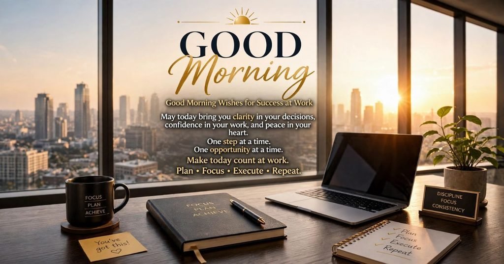 Good Morning Wishes for Success at Work