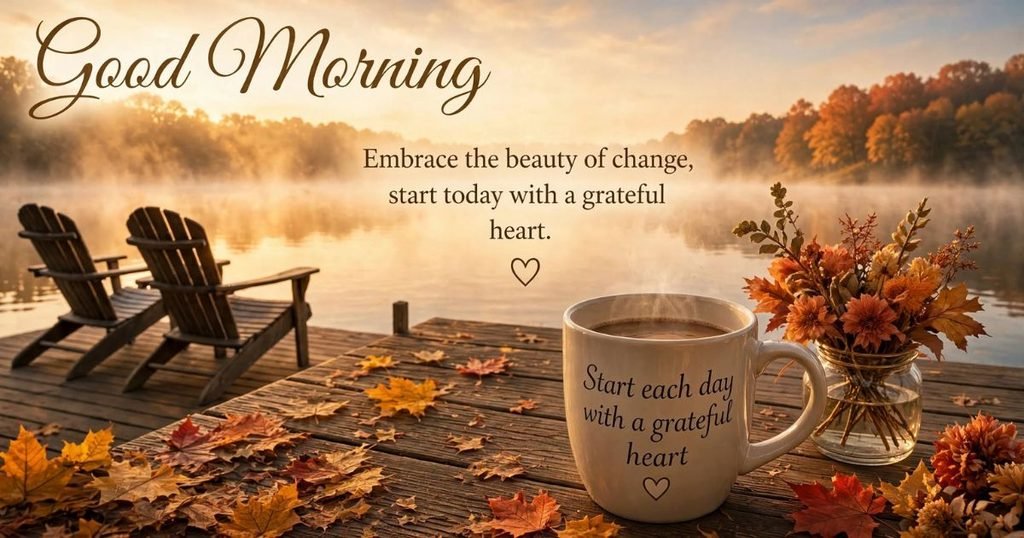 Inspirational Autumn Good Morning Wishes