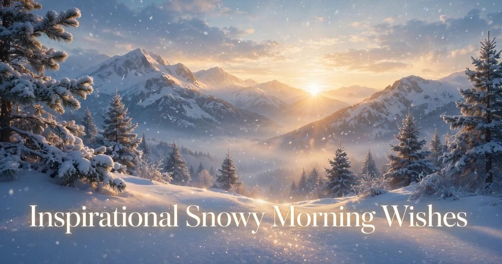 Inspirational Snowy Morning Wishes