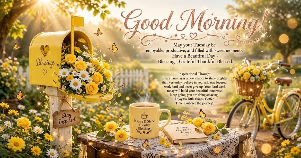 Inspirational Tuesday Morning Wishes
