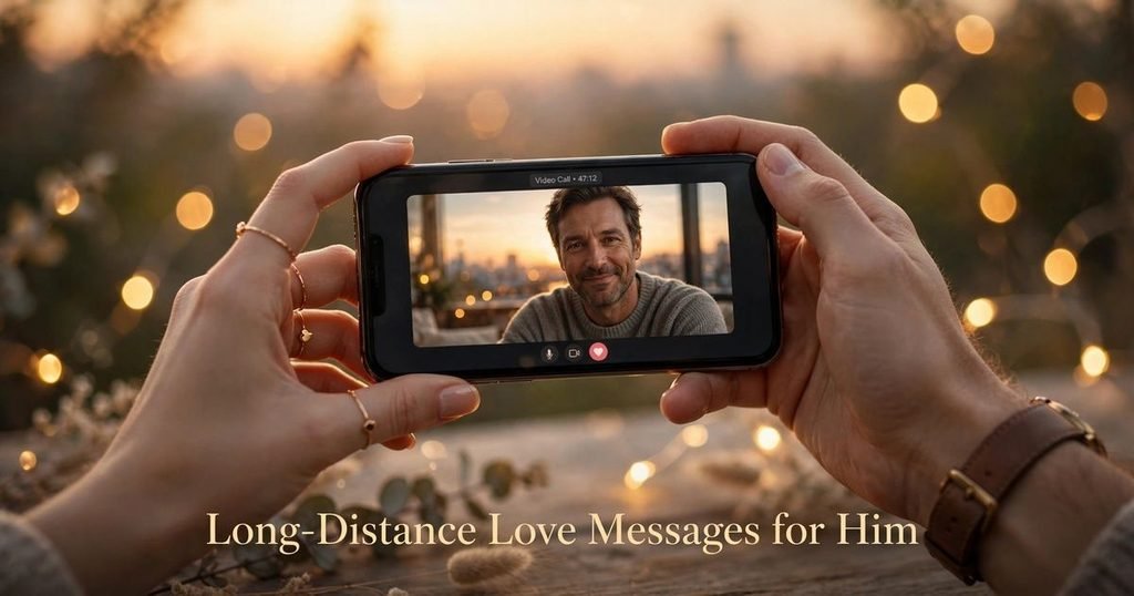 Long-Distance Love Messages for Him
