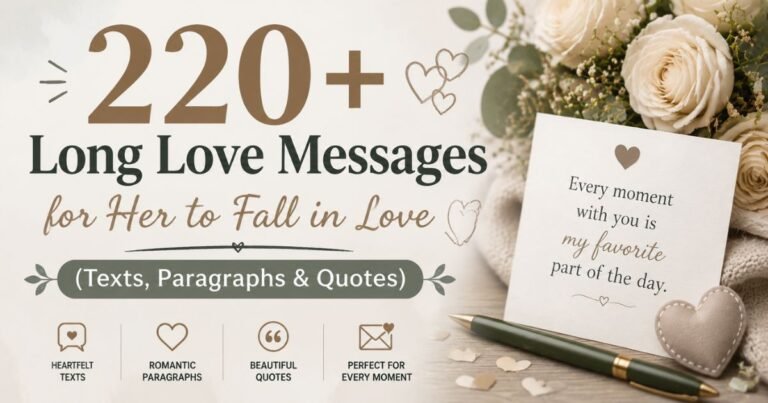 long love messages fir her to fall in love