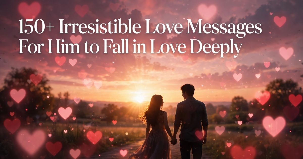 Love Messages For Him To Fall in Love