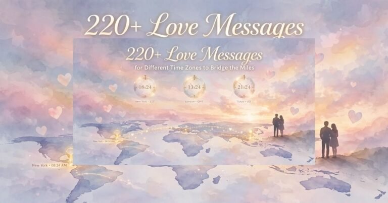 Love Messages for Different Time Zones