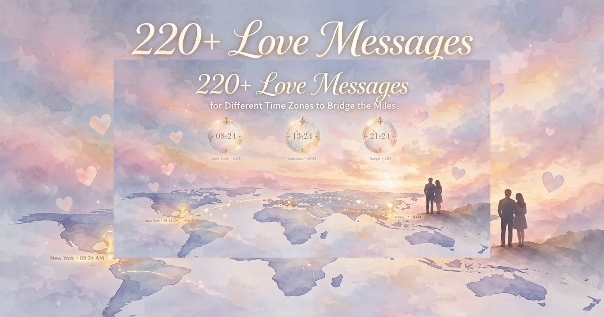 Love Messages for Different Time Zones