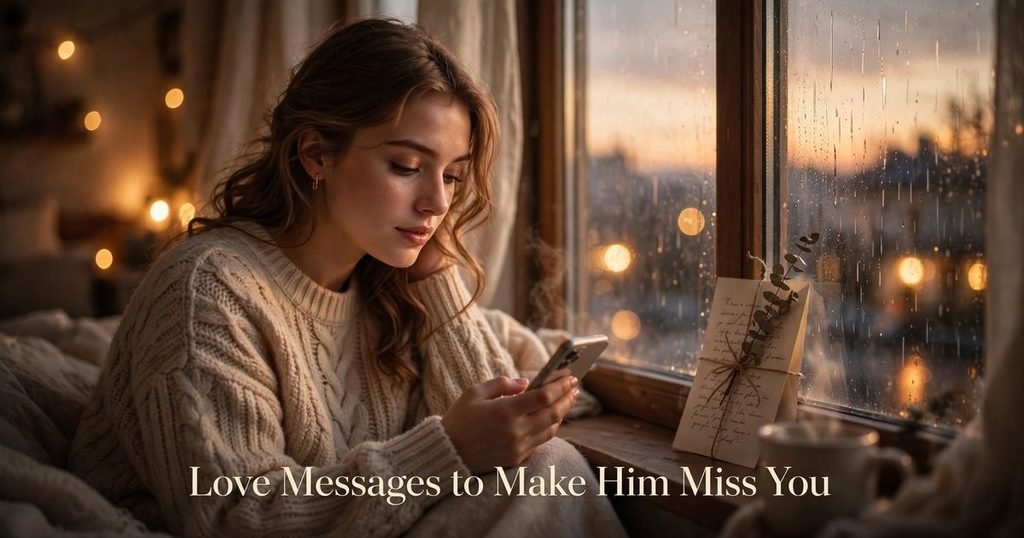 Love Messages to Make Him Miss You