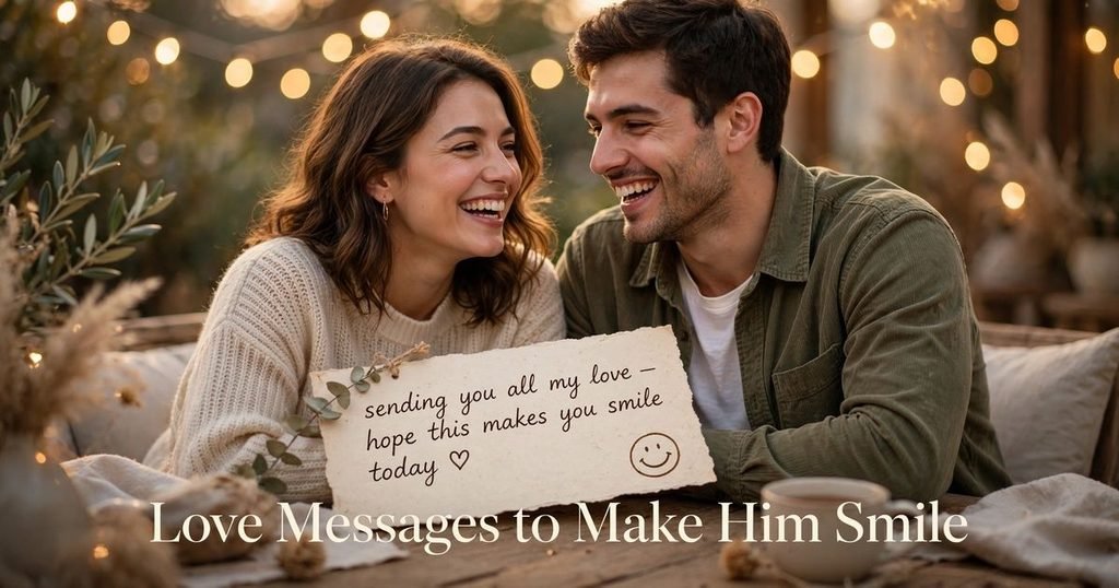 Love Messages to Make Him Smile
