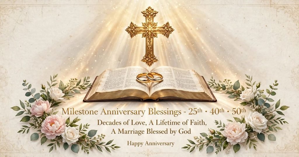 Milestone Anniversary Blessings (25th, 40th, and 50th)
