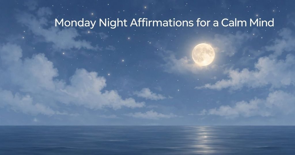 Monday Night Affirmations for a Calm Mind 