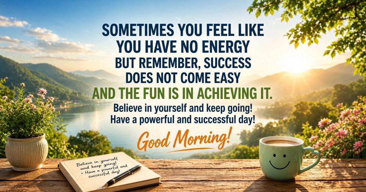 Motivational Good Morning Messages for Success