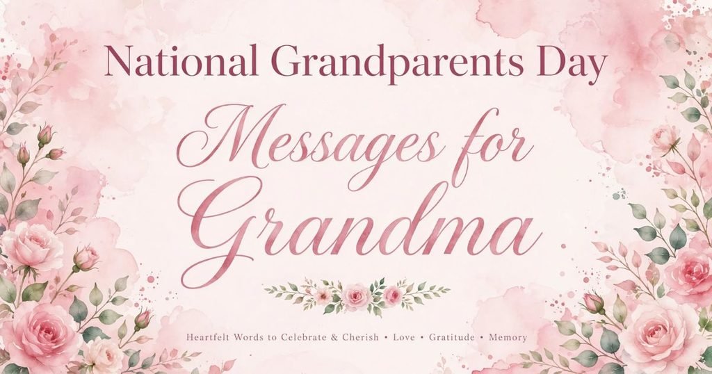 National Grandparents Day Messages for Grandma
