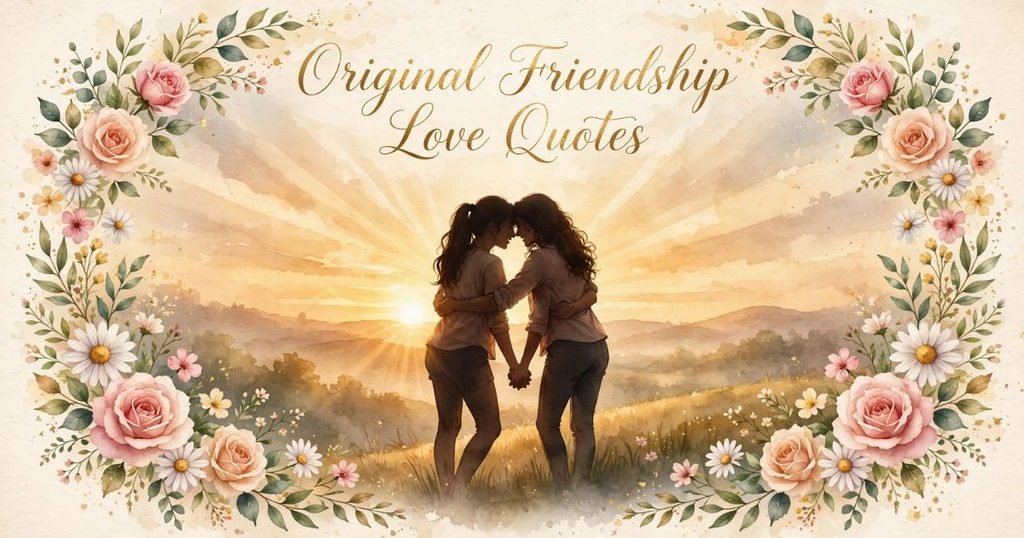 Original Friendship Love Quotes