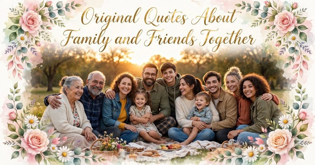 Original Quotes About Family and Friends Together