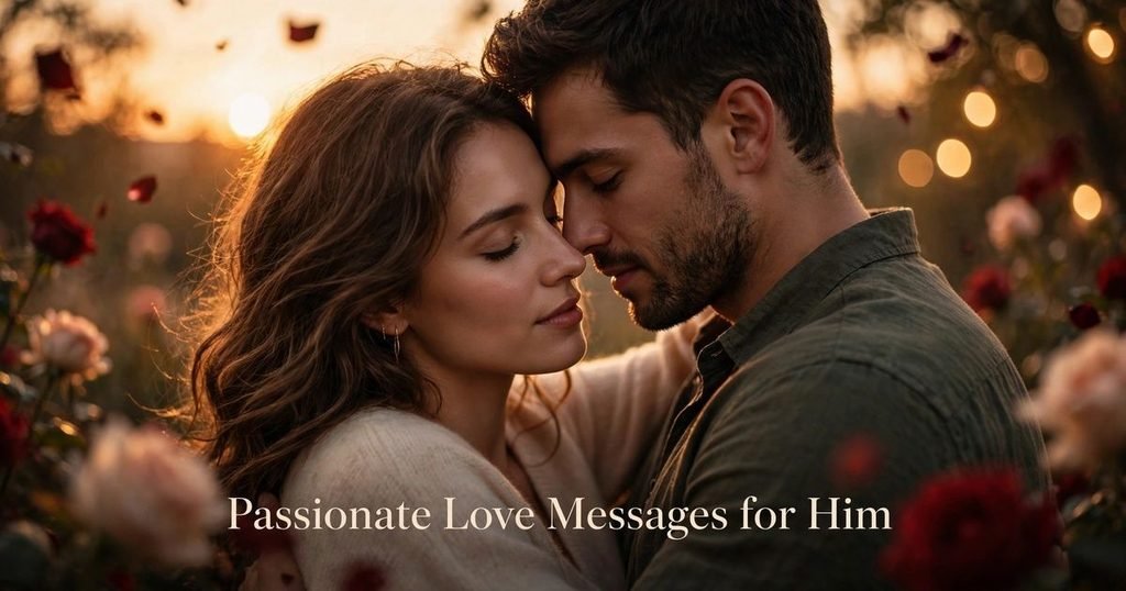 Passionate Love Messages for Him