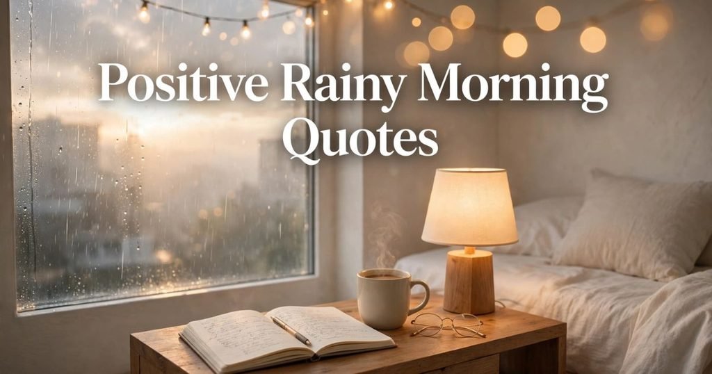 Positive Rainy Morning Quotes