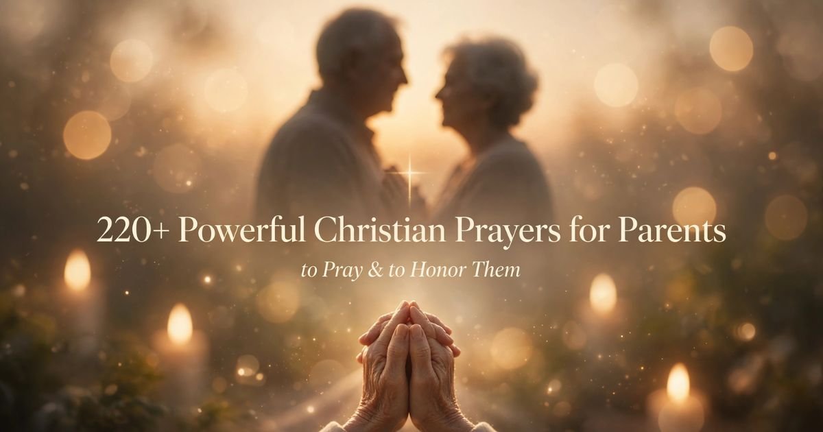 Christian prayers for parents