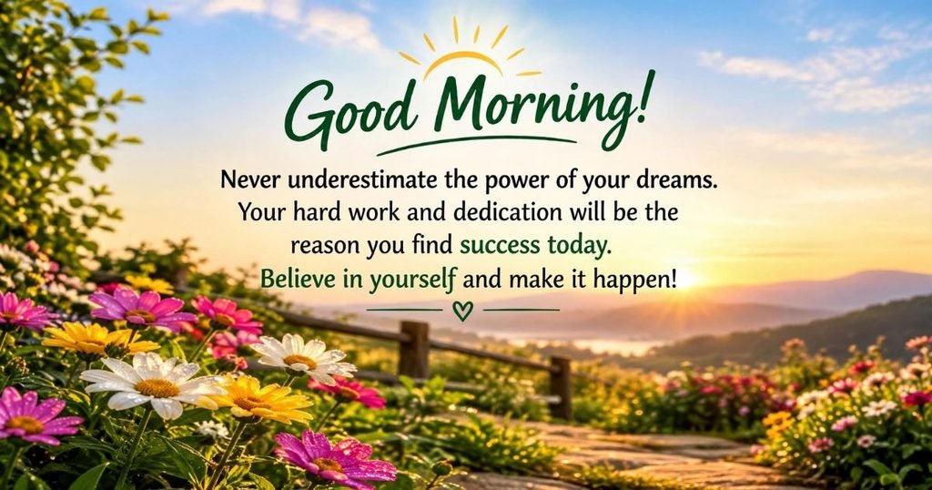 Powerful Good Morning Wishes for Success
