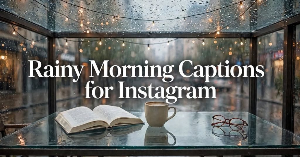 Rainy Morning Captions for Instagram