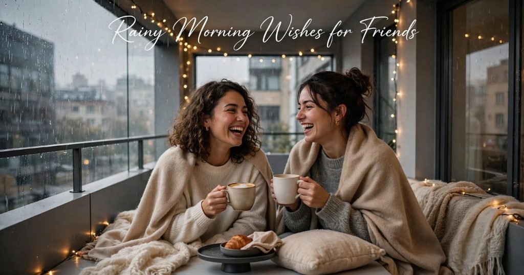 Rainy Morning Wishes for Friends
