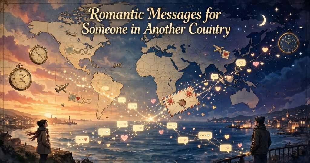 Romantic Messages for Someone in Another Country