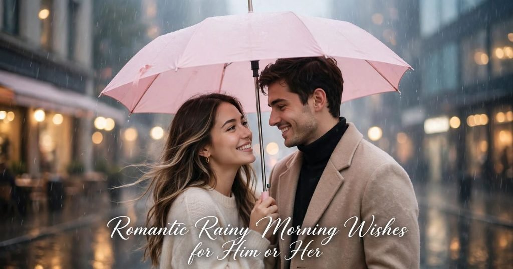 Romantic Rainy Morning Wishes for Him or Her