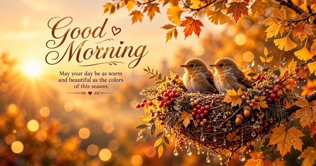 Short Autumn Good Morning Wishes