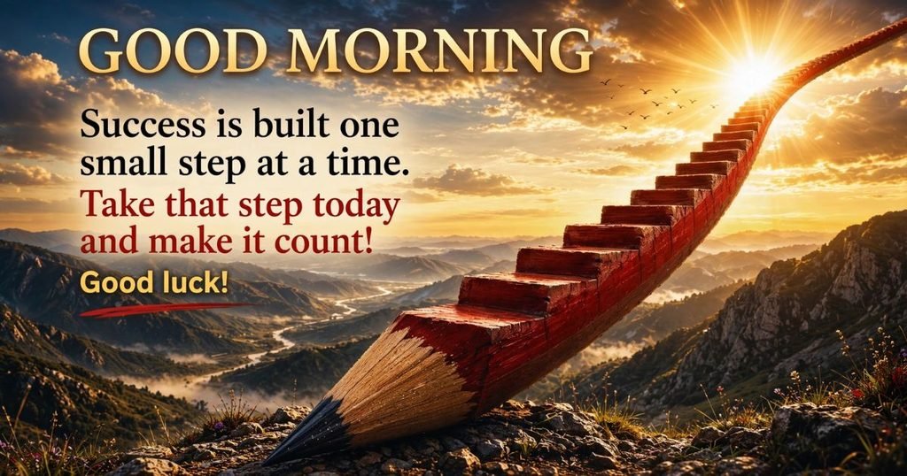 Short Good Morning Wishes for Success