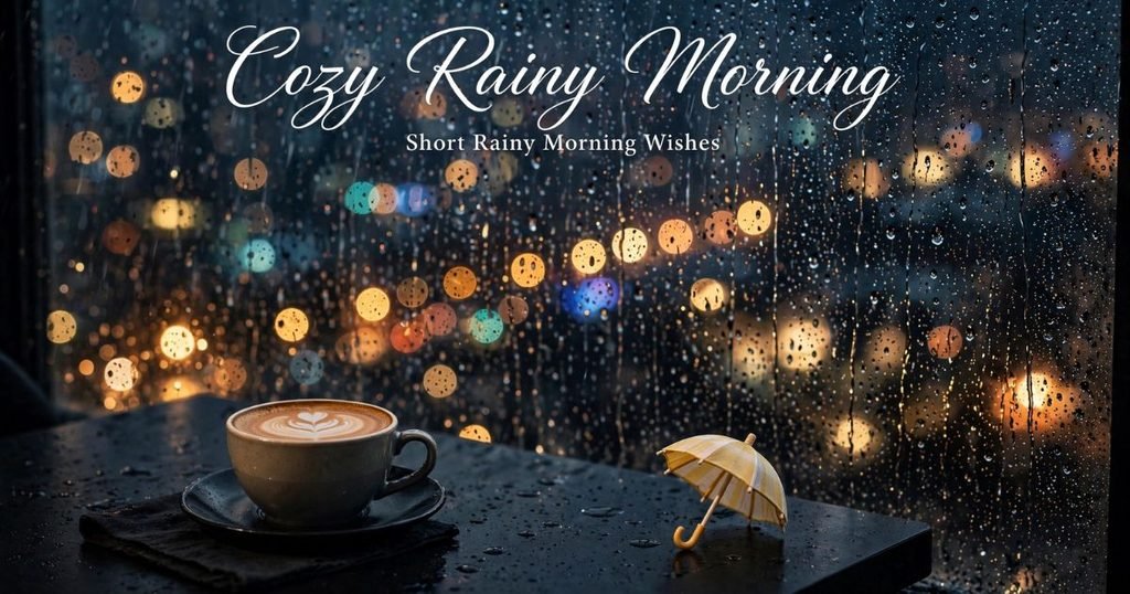 Short Rainy Morning Wishes