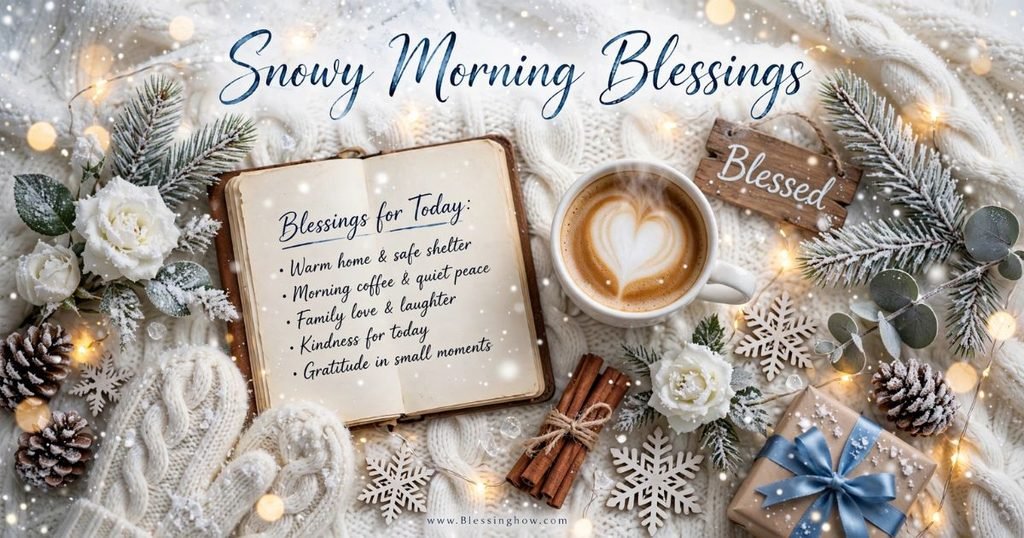 Snowy Morning Blessings 