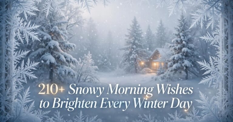 Snowy Morning Wishes