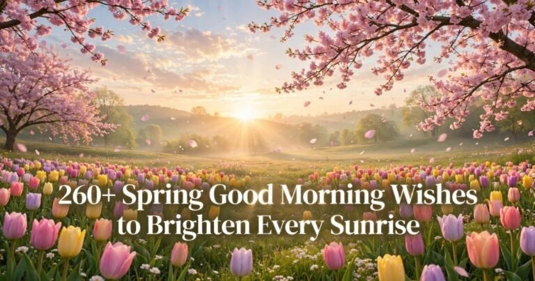 Spring Good Morning Wishes