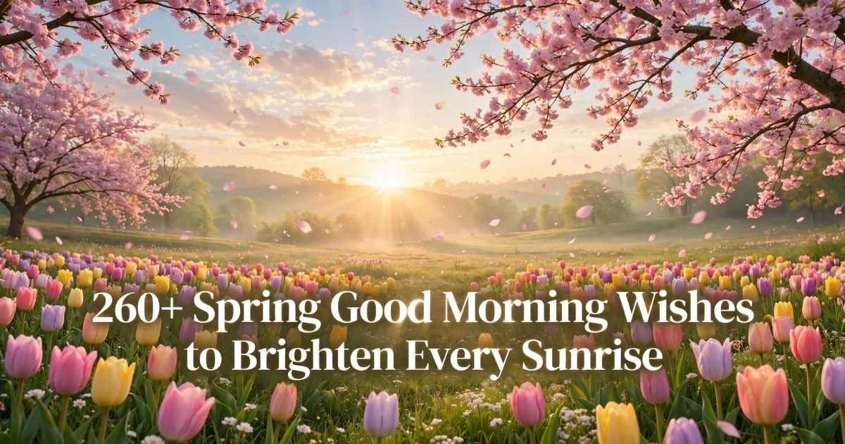 Spring Good Morning Wishes