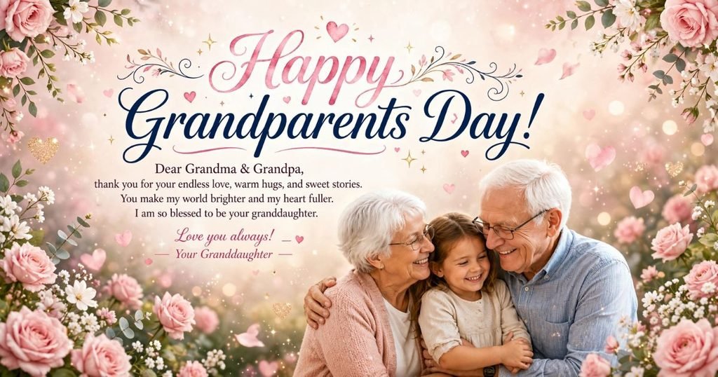 Sweet Grandparents Day Wishes from a Granddaughter