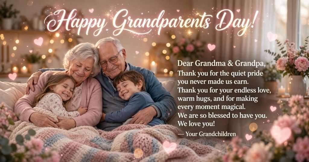 Thank You Messages for Grandparents from Grandchildren