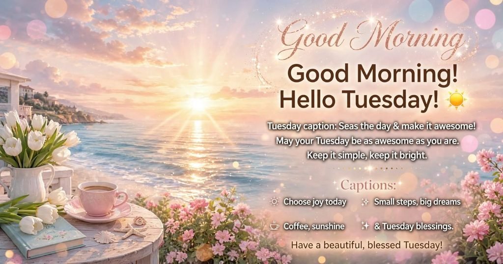 Tuesday Morning Captions for Social Media