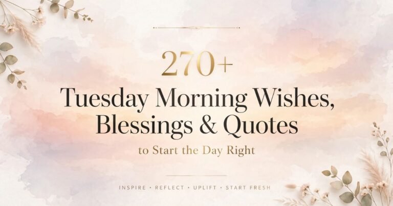 Tuesday Morning Wishes