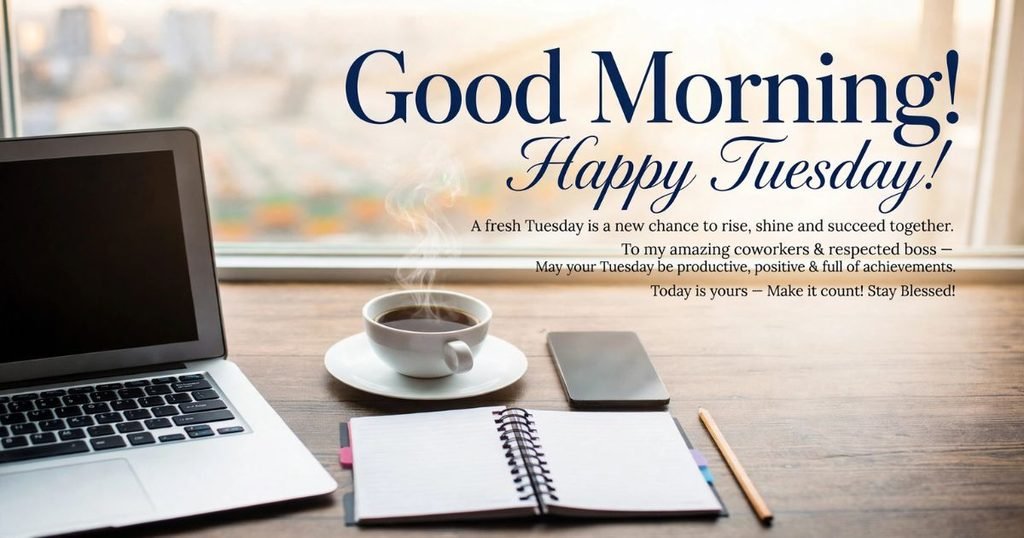 Tuesday Morning Wishes for Coworkers & Boss