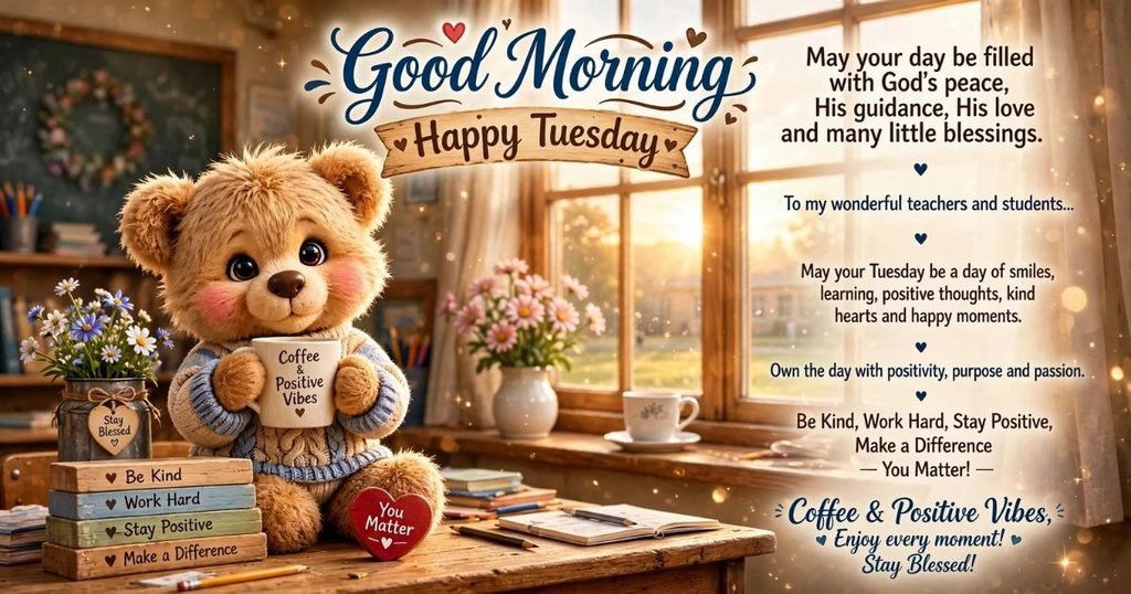 Tuesday Morning Wishes for Teachers & Students