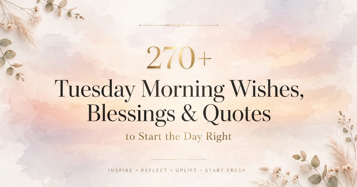 Tuesday Morning Wishes